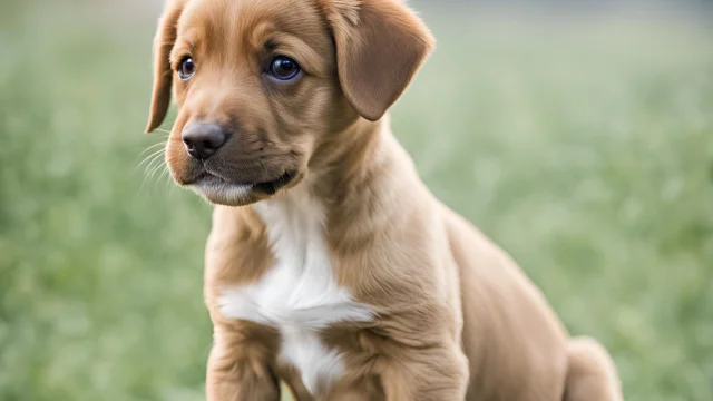 Healthy Muscle Structure in Puppies