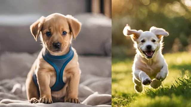 Healthy Muscular Puppies